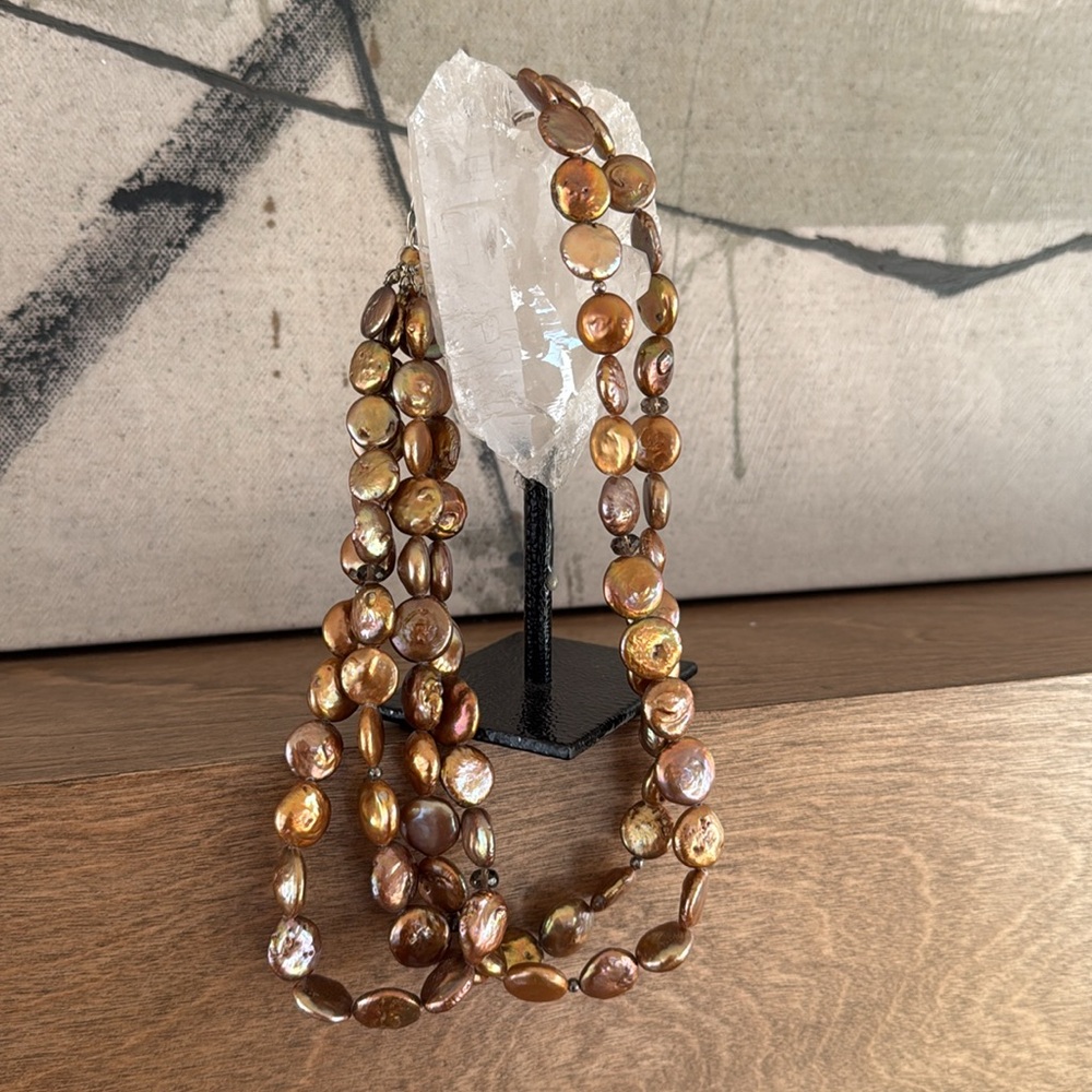 Silpada Bronze Coin Collector Necklace